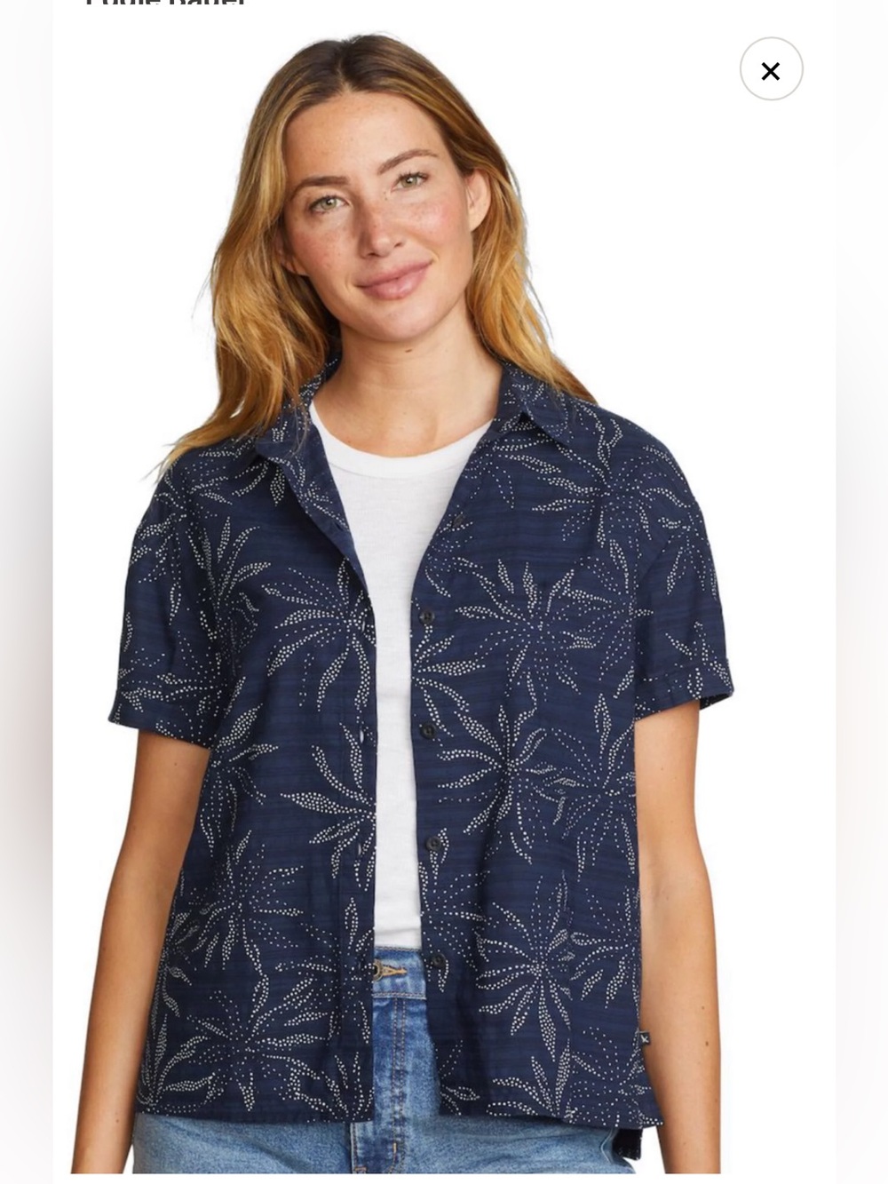 Eddie Bauer Baja Shirt NWT